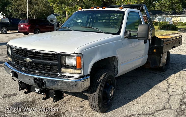 1999 Chevrolet K3500  flatbed pickup truck - DS2336
