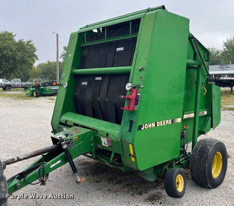 1993 John Deere 535  round baler - MG9491