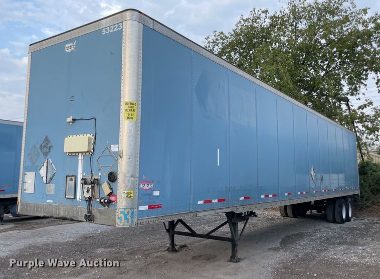 2013 Wabash  dry van trailer - NY9851