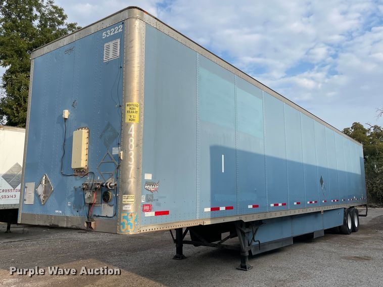 2012 Wabash  dry van trailer - NY9853