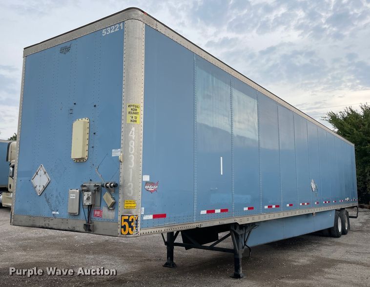 2012 Wabash  dry van trailer - NY9865