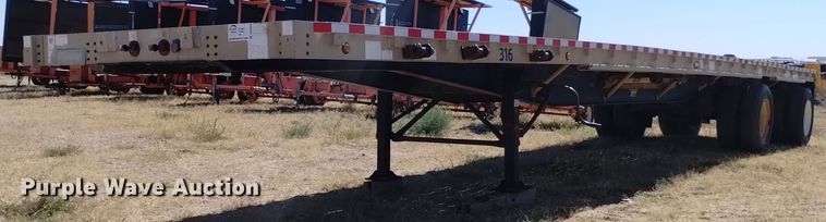 1994 Wilson Road Brute flatbed trailer - DK8830