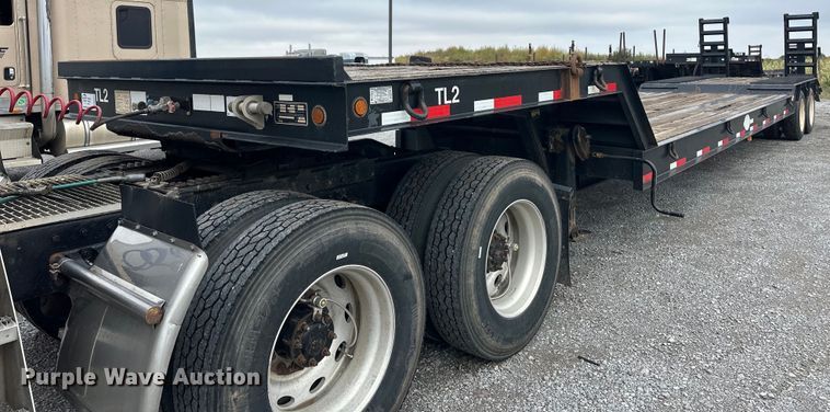 2015 Viking VFDD46R18F35T  drop deck equipment trailer - DM2617