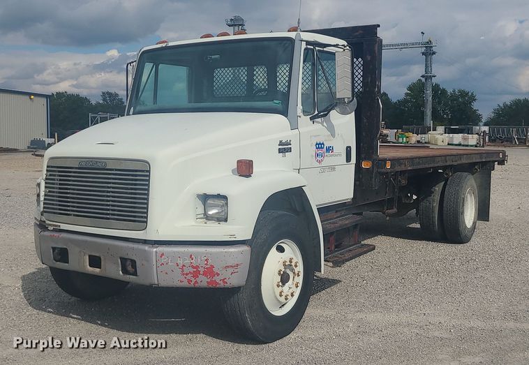 1993 Freightliner FL70  dump flatbed truck - MJ9387