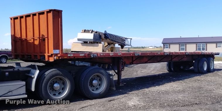 1985 Trailmobile F7AT-5CAJ  flatbed trailer - DK8804