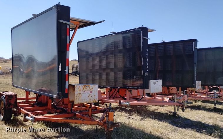 (3) message board trailers - DK8834