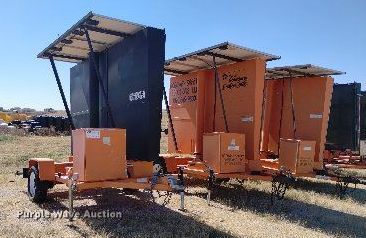 (3) message board trailers - DK8835