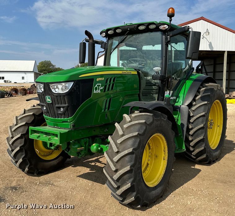 2020 John Deere 6155R  MFWD tractor - DV1017