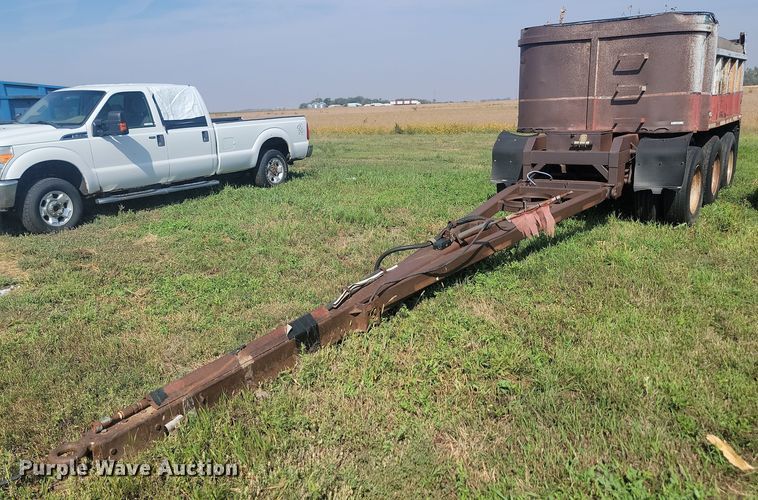 1970 Gardener  end dump pup trailer - KS9138