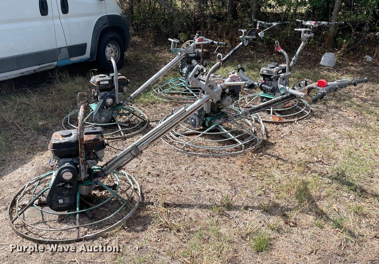 (5) power trowels - NY9931