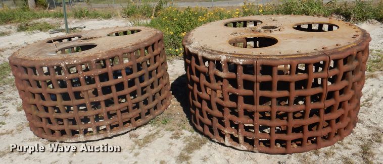 (2) grid roller drums - JY9580