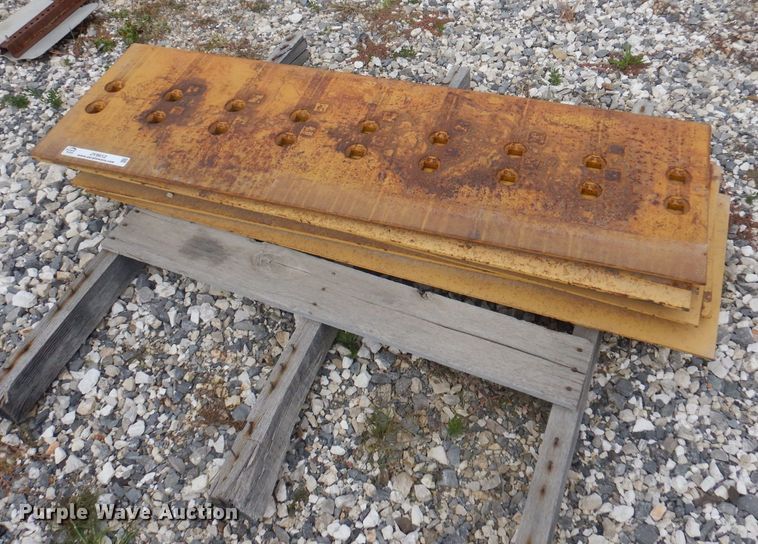(6) 52" L x 16" W motor grader blades - JY9612
