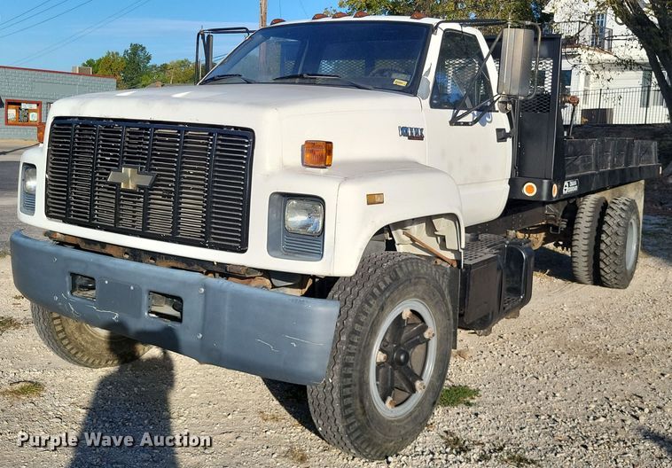 1990 Chevrolet Kodiak  dump flatbed truck - MI9792