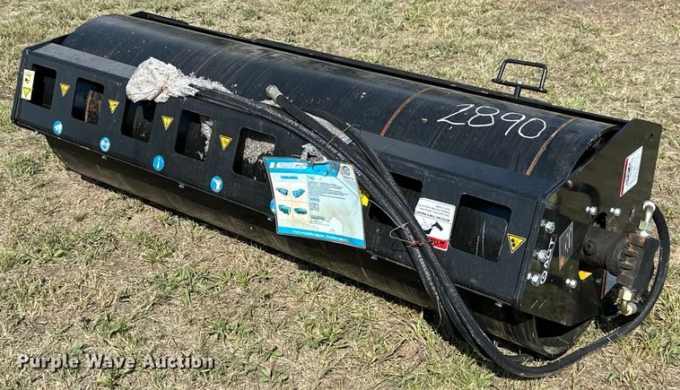 2023 Mower King SSVR72  skid steer vibratory roller - DM6519