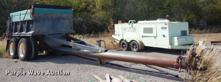 1994 Shop built  end dump pup trailer - KD9186