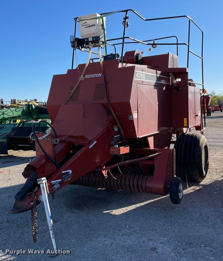 1998 Hesston 4755  large square baler - LV9122