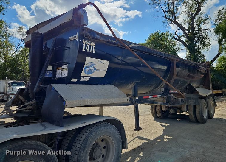 2001 Clement RKMS2827-AIR  end dump trailer - DP2481