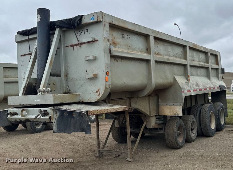 1988 CMC  end dump trailer - MQ9513