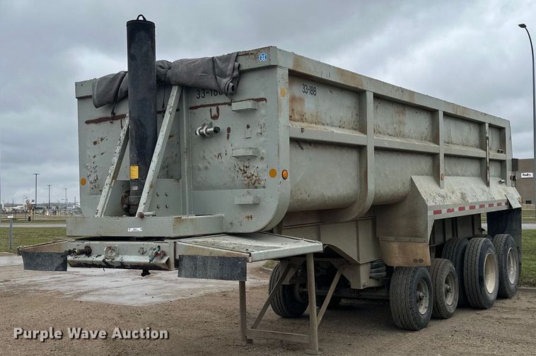 1988 CMC  end dump trailer - MQ9514