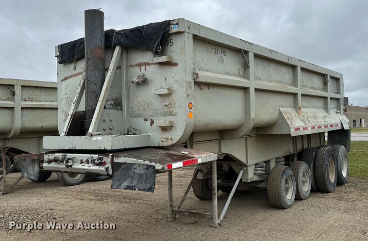 1988 CMC  end dump trailer - MQ9516
