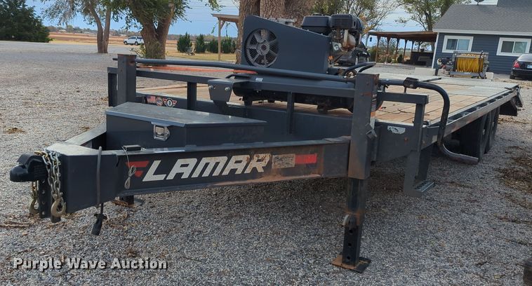 2022 Lamar  equipment trailer - OL9091