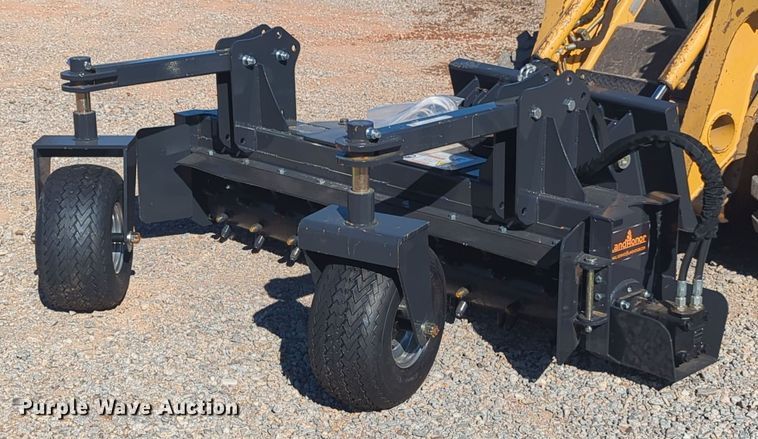 2023 LandHonor PR-12-72W  skid steer power rake - OL9110