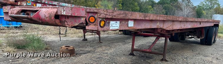 1968 Brown  oilfield trailer - DJ6391