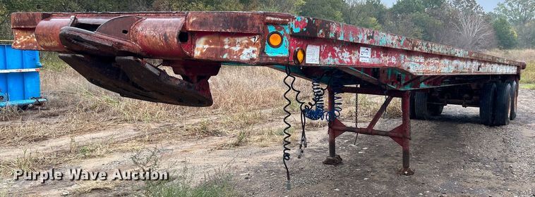 1968 Brown  oilfield trailer - DJ6392