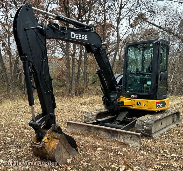 2018 John Deere 50G  mini excavator - DJ6477