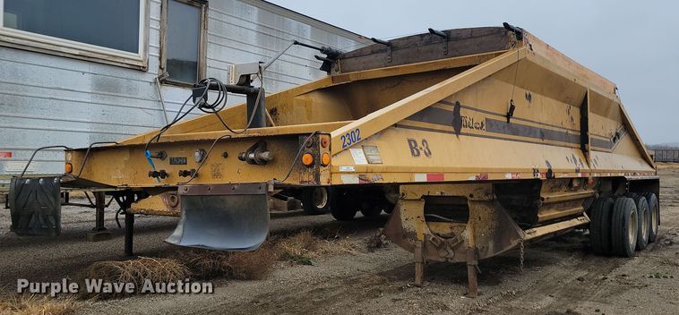 1996 Midland MG 40 Clam  bottom dump trailer - JG9686