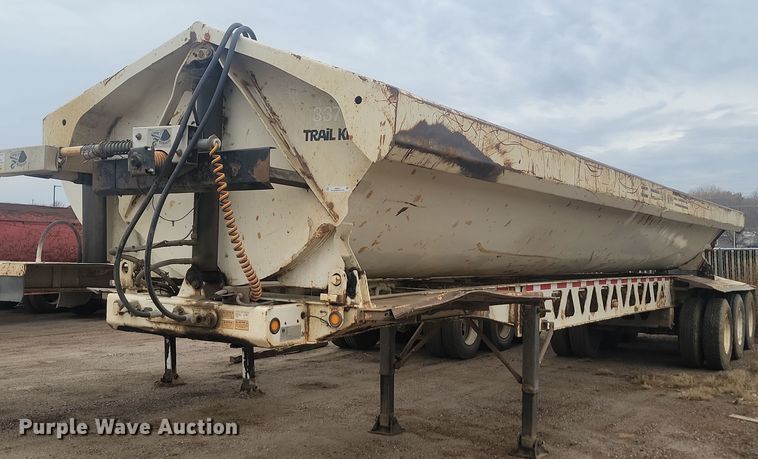 2011 Trail King TK60SSD-433  side dump trailer - JW9571