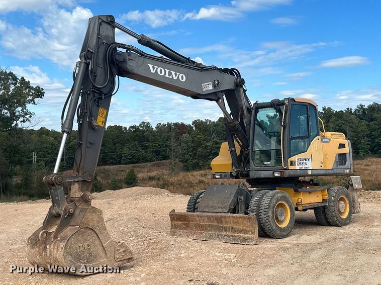 2012 Volvo EW180D  wheeled excavator - NO9311