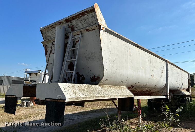 1999 Shop built  end dump trailer - NQ9341