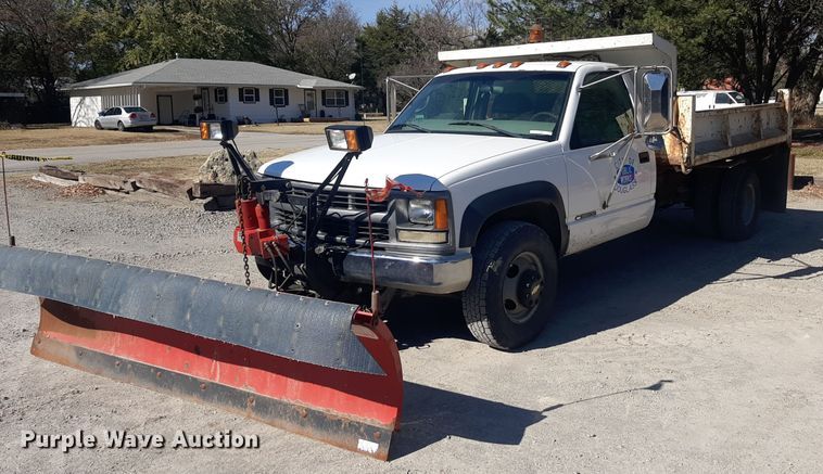 1998 Chevrolet K3500  dump bed pickup truck - LX9811