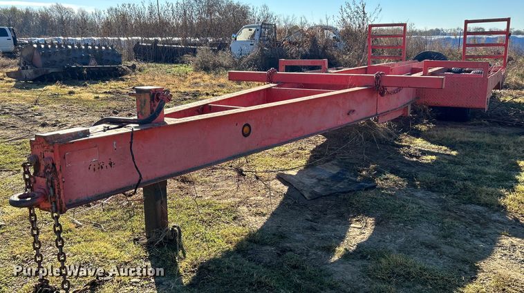 Shop built  windrower trailer - OM9192