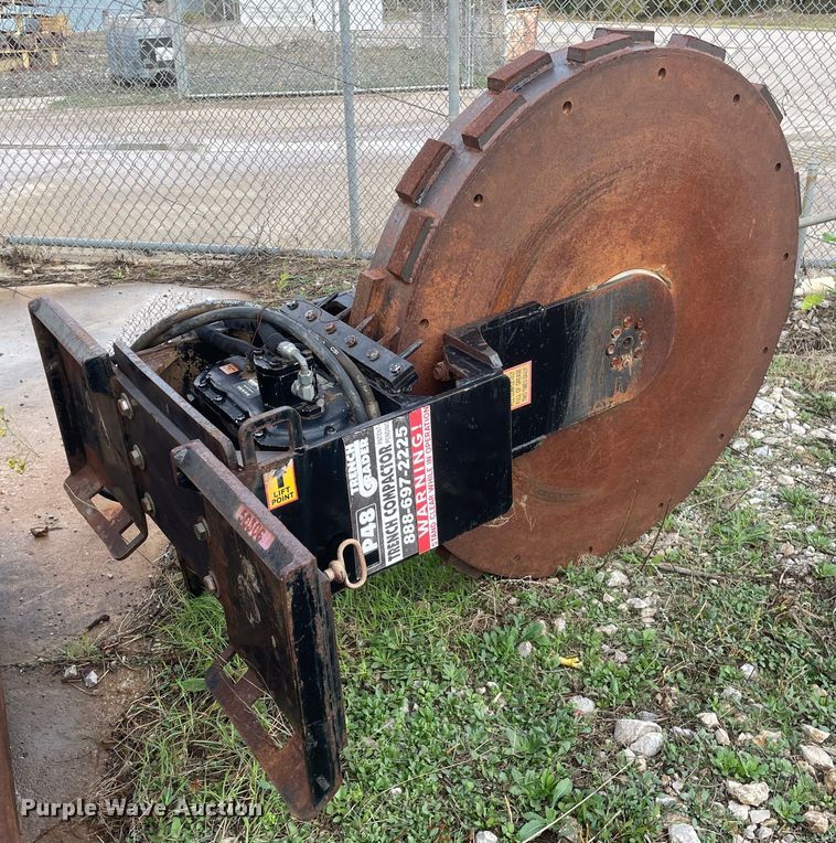 MBW P48  skid steer trench compactor - JE9408