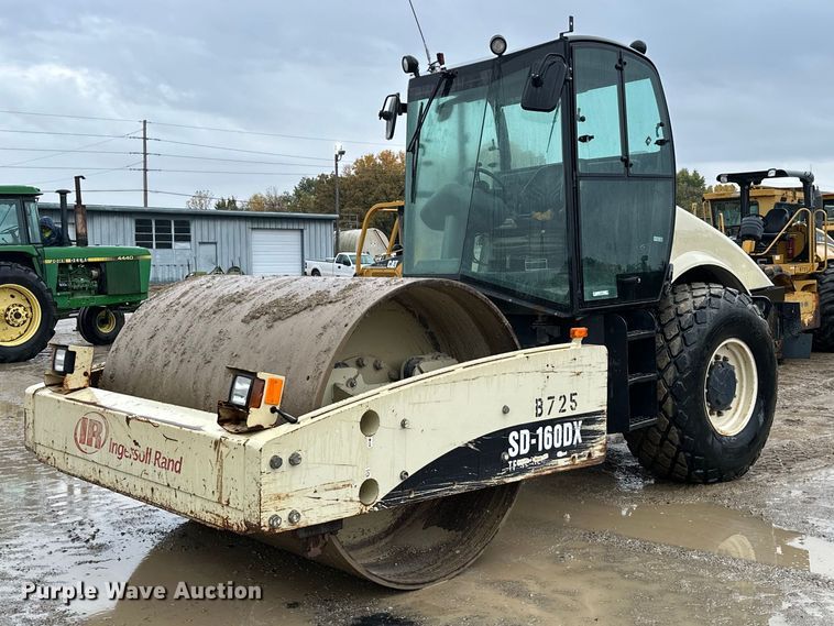 2007 Ingersoll Rand SD-160DX  single drum vibratory roller - JE9450