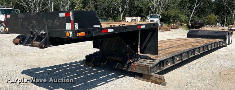 1991 Talbert TDW-30-HRG-T1  lowboy equipment trailer - NL9675