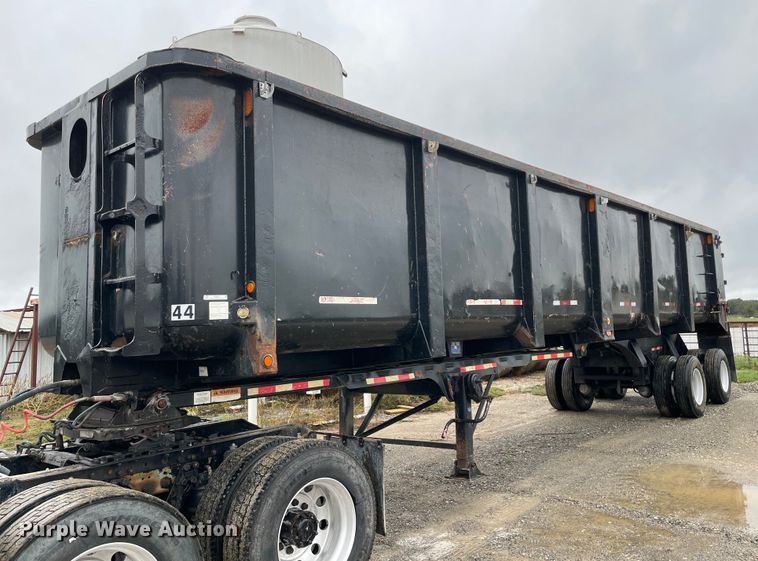 2002 Clement HL-3966-AIR  end dump trailer - NZ9014