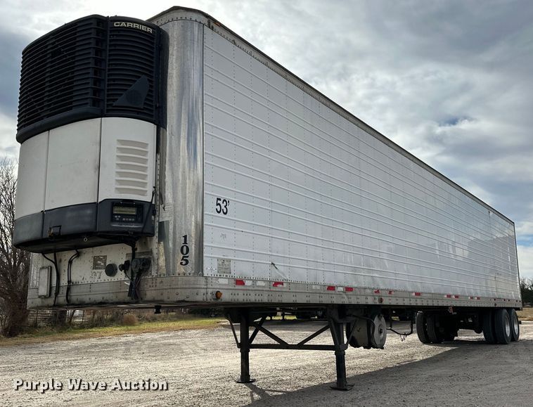 2007 Wabash  refrigerated van trailer - OK9189