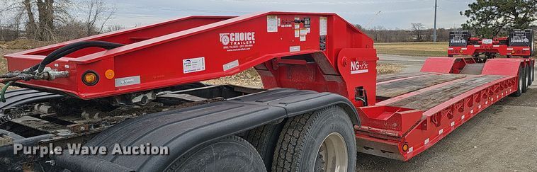 2022 Choice Trailers 355 NG-PRO lowboy equipment trailer - DQ8469