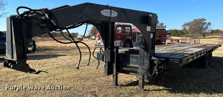 1996 Ledwell  tilt deck equipment trailer - DJ6460