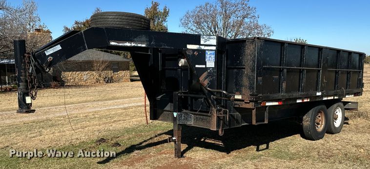 2000 Gooseneck  dump trailer - GG9845
