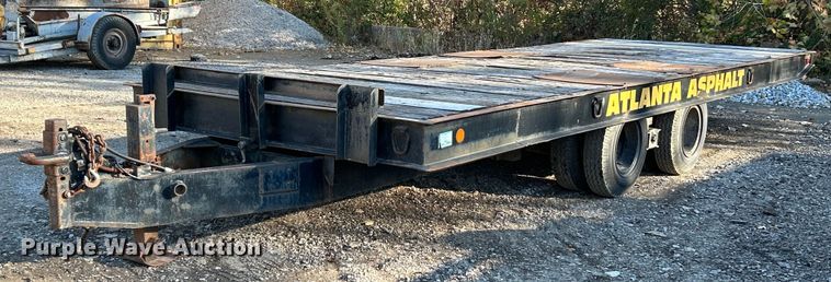 1966 Miller Tilt-Top  tilt deck equipment trailer - NR9353