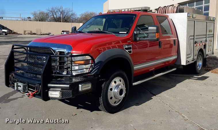 2010 Ford F550 Super Duty  Crew Cab rescue vehicle - LX9833