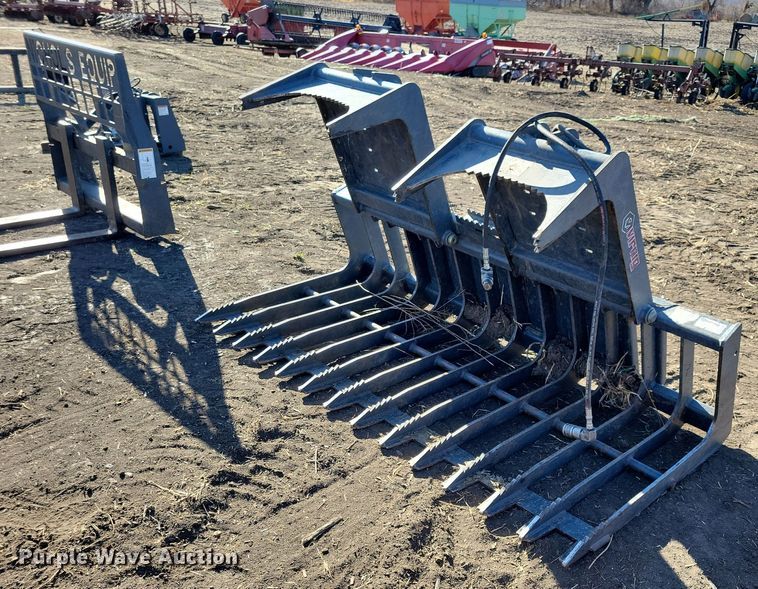 Virnig  skid steer grapple bucket - LC9348