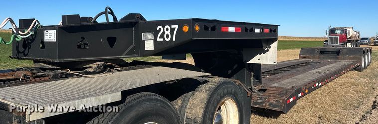2007 Trail King TK80HED-533  lowboy equipment trailer - DM2636