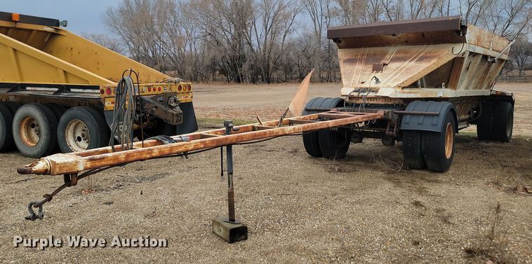 1999 Allco bottom dump pup trailer - KU9085