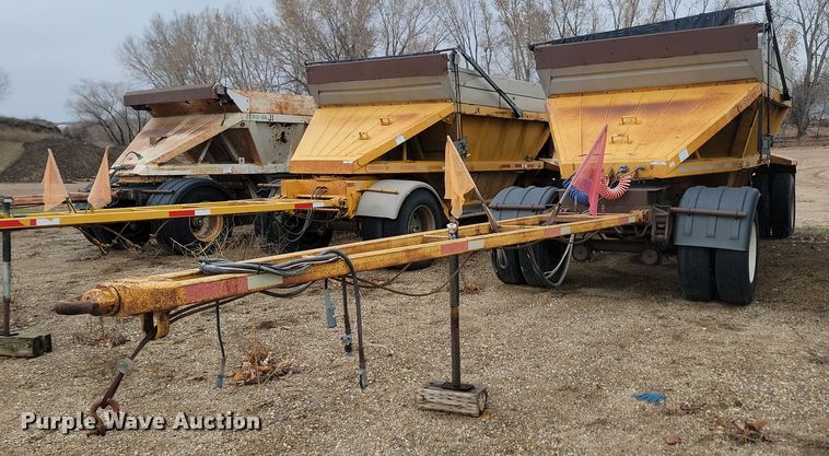 1994 Strick bottom dump pup trailer  - KU9087