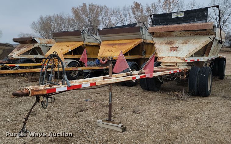 1999 Allco bottom dump pup trailer - KU9088